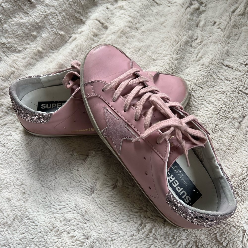 Golden Goose Superstar Leather Low-Top Sneakers